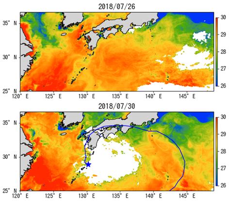 海景台風水|海面水温上昇による台風の発達の変化